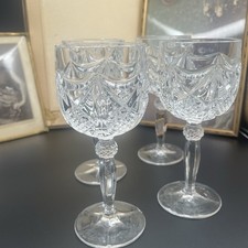 Vintage Dekor Eduard 60er/70er Bleikristall Weingläser Römergläser Nachtmann 