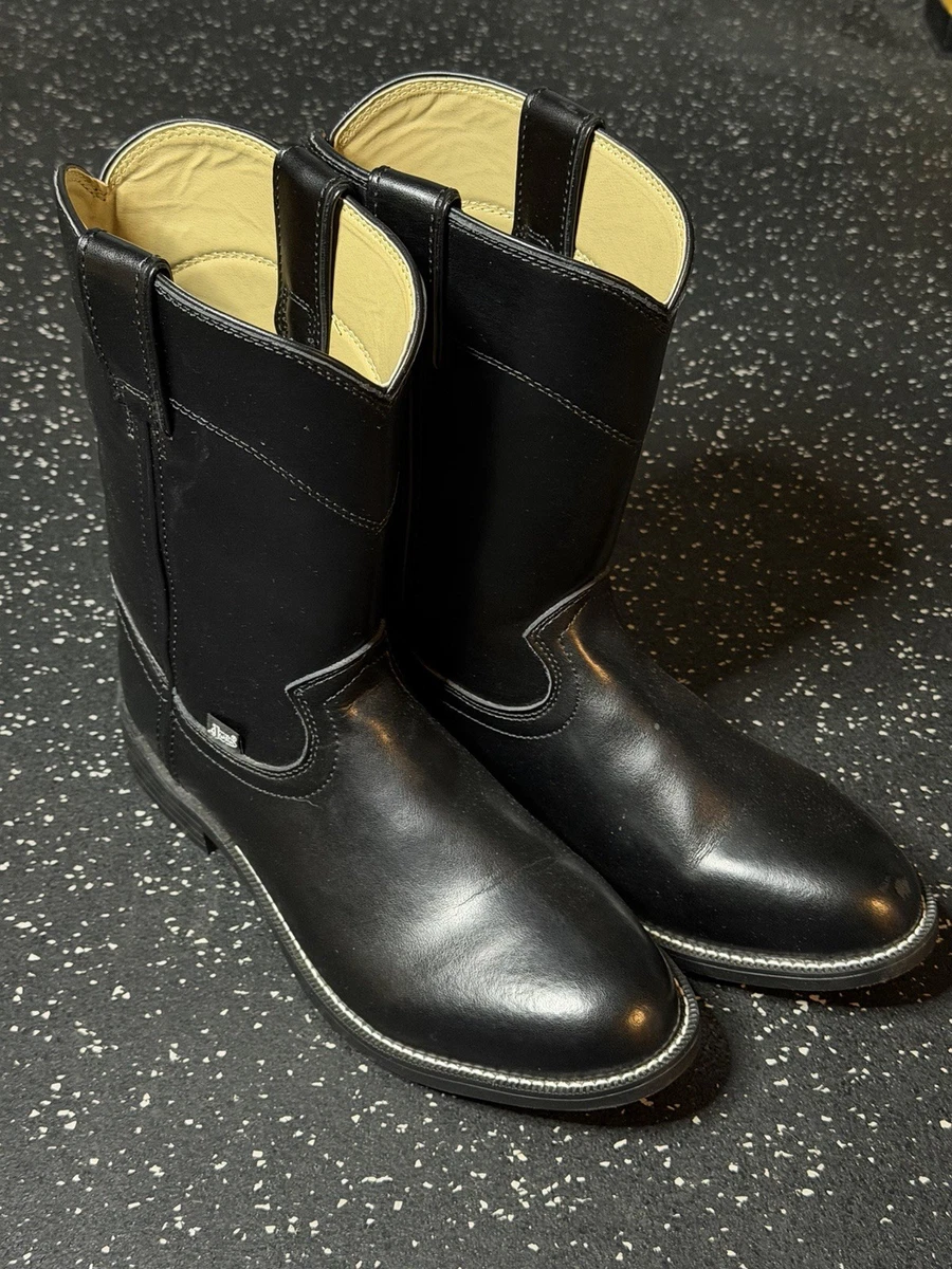 Justin Boots Black Solid Boots for Men for Sale | Shop New  display picture 2