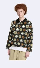 Adidas Monogram Allover Print Loose Coach Jacket M Medium Nwt 100 Authentic