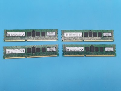 32GB 4x 8GB Kingston DDR3 1600 PC3-12800R ECC RDIMM Server RAM