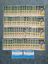 1982 Donruss Willie Upshaw Baseball Card Lot of approx 86 Cards