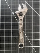 Vintage VLCHEK AV6 Adjustable Crescent Wrench &ndash; Forged Alloy Steel USA