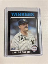 2024 Topps Heritage - Carlos Rodon #261 Black Border SSP NY Yankees