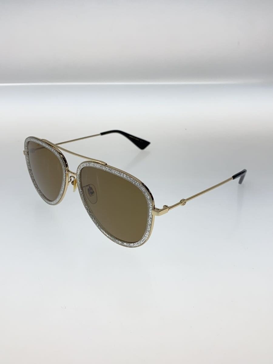 GUCCI Sunglasses Tear Drop Metal BRW Women GG0062S thumbnail 2