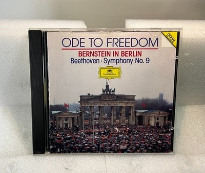 Ode to Freedom: Bernstein in Berlin-Beethoven Sym. # 9 (CD, 1990)W/ Case, Tested