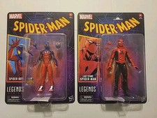 Lote de 2 Figuras Retro 6" Marvel Legends Spider-Man Spider-Man y Último Soporte...