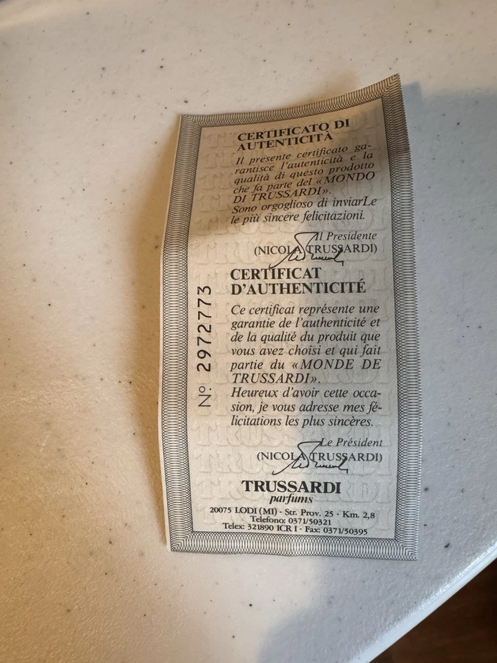 Vintage Trussardi Uomo Men’s EDT 50ml Trussardi Parfums - image 3 of 4