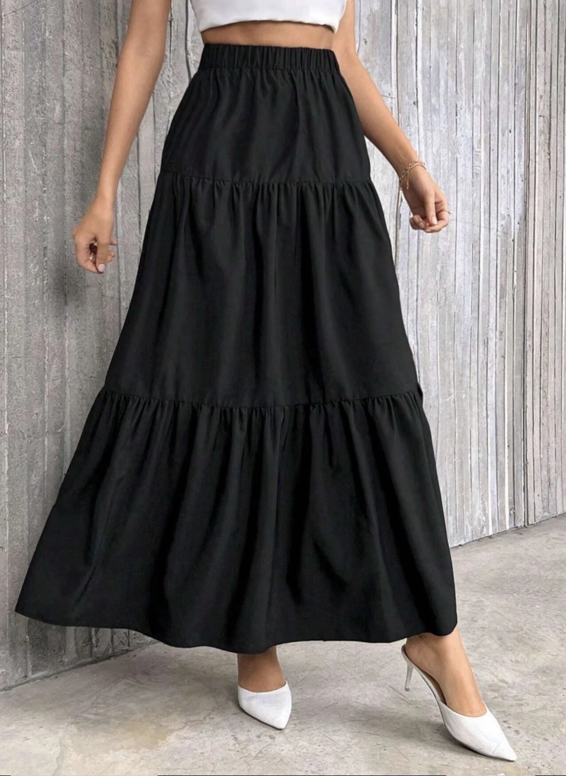Women's Ruffle Hem Skirt, Casual, Elegant Perfect for Everyday, Comfortable
Opens in a new window or