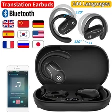 AI Translation Earbuds Non In Ear Bluetooth Earphones with 144 Kinds Languages