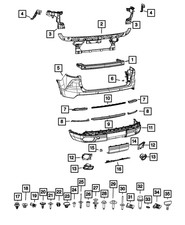 Genuine Mopar Tailpipe Exhaust Tip Right 6XY41SZ0AB