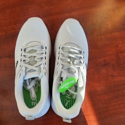 Size 7 - PUMA Ignite Elevate 2 White Silver Puma Ignite  Sneakers