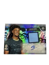 2025-26 Topps UEFA #TSAR-OB Oscar Bobb Superstar Autographed Relics /125