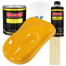 Restoration Shop Citrus Yellow Acrylic Enamel Gallon Kit, Auto Paint