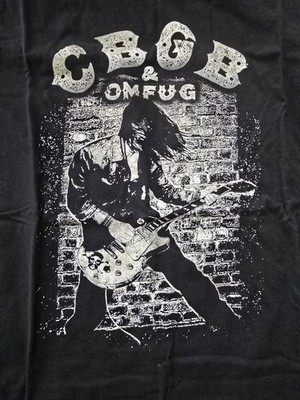 CBGB T-shirt XL Punk Metal Rock Heavy Blues Tour Ramones Iggy Pop 