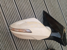 HYUNDAI I40 2011- 2019 WING MIRROR DRIVER RIGHT SIDE IN WHITE 023588