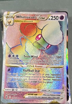 whimsicott vstar pokemon card value Pokemon TCG - Whimsicott VSTAR #65- Brilliant Stars