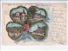 WESSERLING: hotel de la gare de virgile pfadt - very good condition