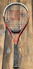 Wilson - Impact Titanium Tennis Racket Power Bridge 4 3/8" Grip Medium