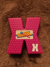 Vintage Tyco Sesame Street Textured Alphabet Replacement Letter X