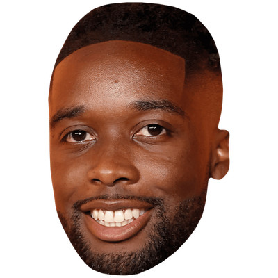 Omari Clarke (Smile) Big Head. Larger than life mask.