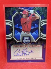 Gabriel Rincones 2023 Panini Elite Extra Edition Hidden Gems Auto #HG-GRC