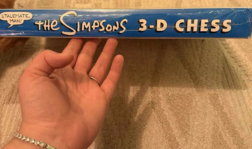 Juego de Ajedrez 3D Los Simpson Sellado 1991 – ¡Edición Coleccionista Rara! Foto 2 de 2