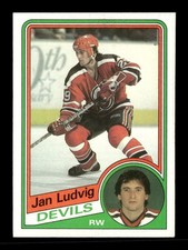 1984-85 Topps #88 Jan Ludvig New Jersey Devils