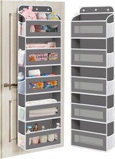 Over The Door Organizer Storage, 5 Shelves Door Organizer Hanging with 10 Mesh P
