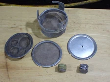 6-pieces Vintage 2 1/4" L & R Watchmakers Watch Parts Cleaning Basket VG used #5