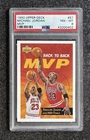 1992 UD Back-to-Back NBA MVP Michael Jordan #67 Chicago Bulls (HOF) PSA 8 NM-MT
