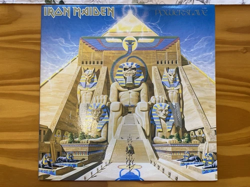Iron Maiden – Powerslave (Vinyl LP, 1984) Capitol Records – SJ-12321
