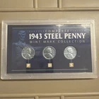 1943 Lincoln Wheat Small Cent Steel Philadelphia Denver San Francisco Mint Set