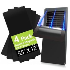 4 Pack Magnetic Vent Covers for Complete Seal 5.5" X 12" 4Pack-Complete Seal