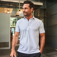 Collars & Co. Featherweight Flex Polo Pulse size large relaxed office work golf