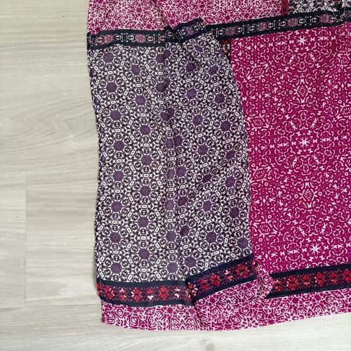 Tommy Bahama Women's Sheer Swim Cover-Up Sz L/XL Pink Purple Boho Beach Tunic - Picture 8 of 17
