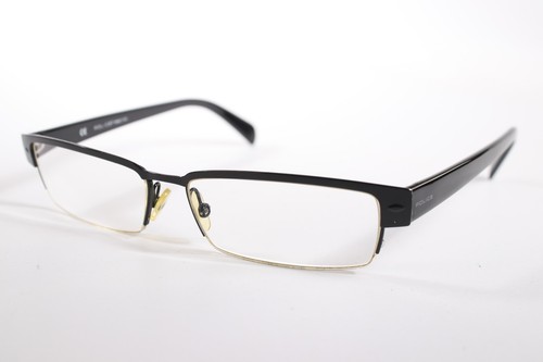 Police Brille V 8328 COL.0530 Herren Schwarz Halbrand Metall Brille Brillengestell