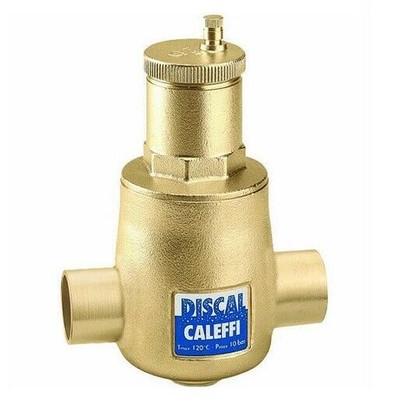 Caleffi 551028A DISCAL Air Separators: Brass, 1'' Sweat