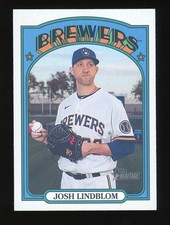 JOSH LINDBLOM 2021 TOPPS HERITAGE #289 Milwaukee Brewers