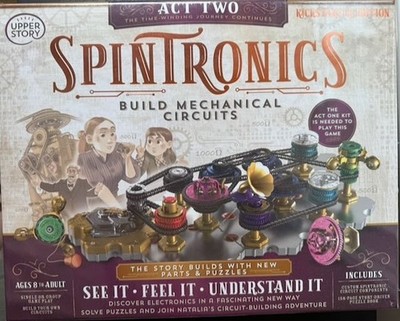 SPINTRONICS *Act Two* Build Mechanical Circuits Upper Story BRAND NEW SEALED