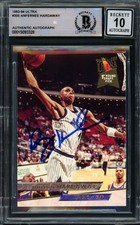 Anfernee Hardaway Signed 1993-94 Fleer Ultra Rc 305 Magic Auto Gm 10 Beckett