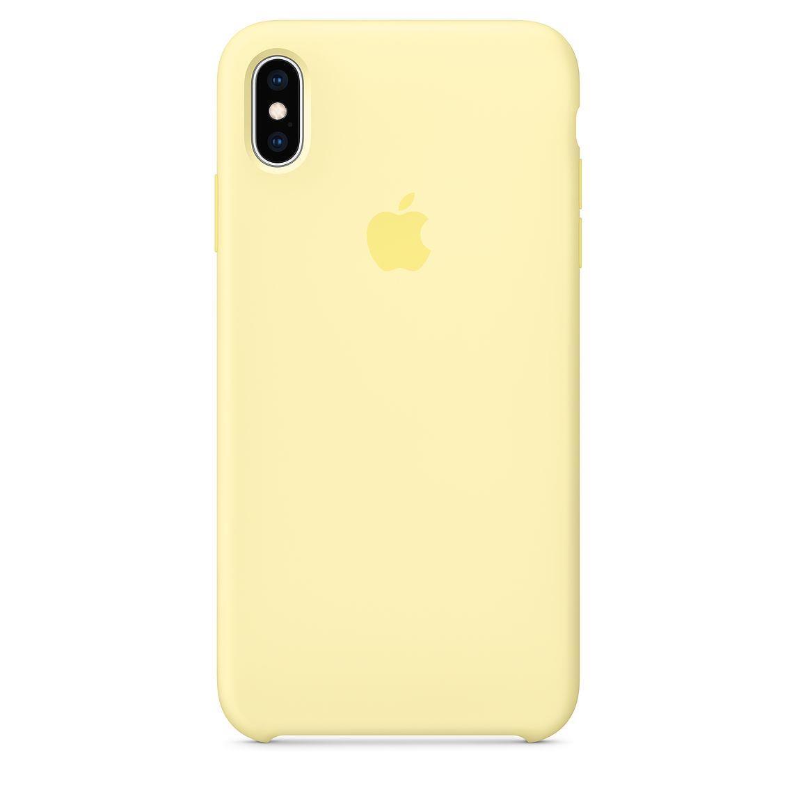 もも　iPhone XS Genuine Apple Silicone Case for iPhone XS Max - Mellow