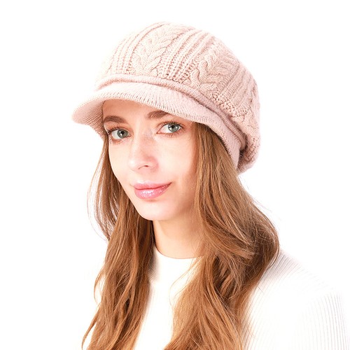 Women's Winter Beanie Hat Warm Knitted Lazy Fleece Beret Warm- - Picture 5 of 20