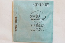 Vantage E9 Watch Crysta CF419-55 (17.5 x 14.2) Vintage NOS G&S Watch Crystal