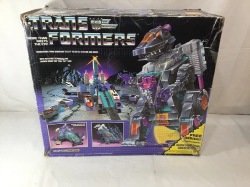 1986 Vintage G1 Transformers Trypticon Boxed Uncut Complete Working FREESHIP