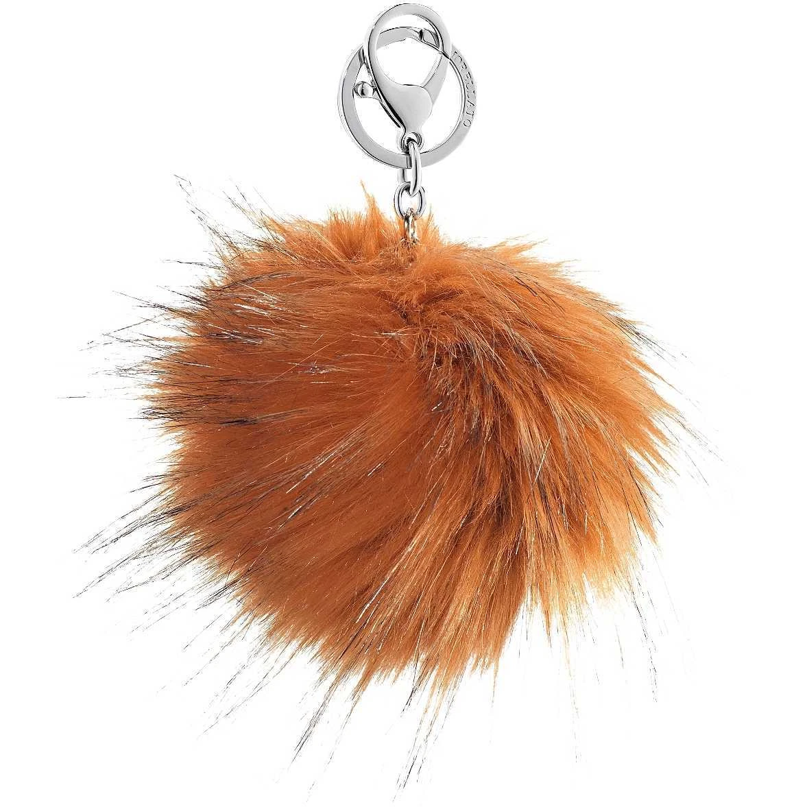 60 Portachiavi Con Pompon Soffici Multicolore – Diametro 6 Cm, In Peluche, Per Decorazioni Fai Da Te, Borse E Cappelli