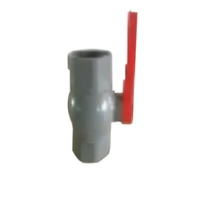 Ozmosis Octagonal Slip Ball Valve, Glue Solvent Weld, Sch 40,3"&4"