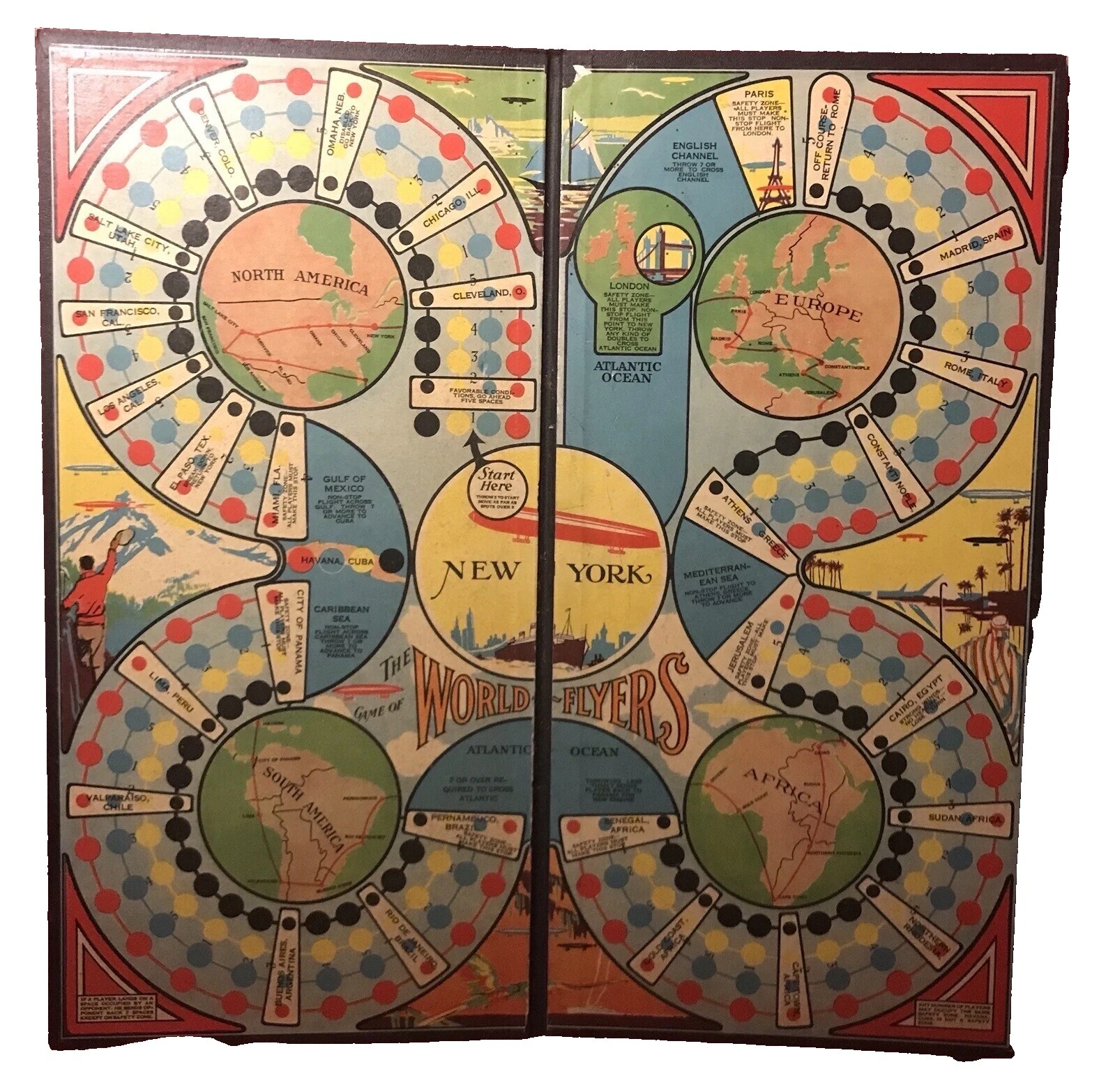 1927 Year Vintage Manufacture Board & Traditional Games