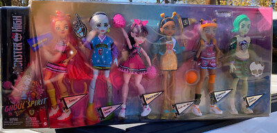 Monster High Ghoul Spirit 6 Six Pack Dolls Gen 3 - 2022  New In Hand
