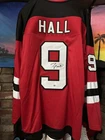 Taylor Hall autographed signed jersey NHL  JSA COA