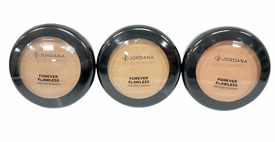 Jordana Forever Flawless Pressed Powder (0.34oz/9.5g) LOT OF 2; YOU PICK!
